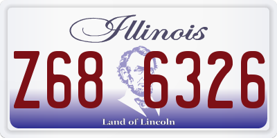 IL license plate Z686326