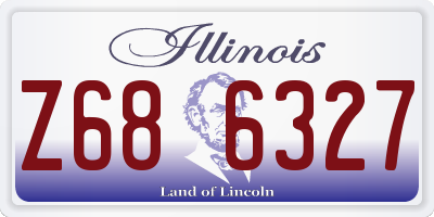 IL license plate Z686327