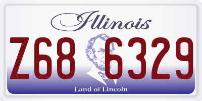 IL license plate Z686329