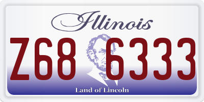 IL license plate Z686333