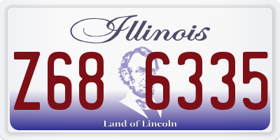 IL license plate Z686335