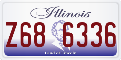 IL license plate Z686336
