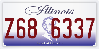 IL license plate Z686337