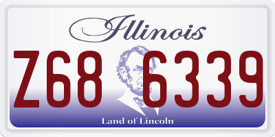 IL license plate Z686339