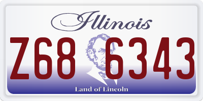 IL license plate Z686343