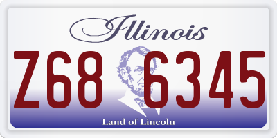 IL license plate Z686345