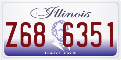 IL license plate Z686351