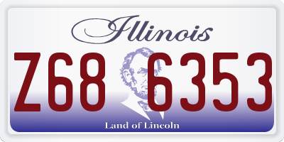 IL license plate Z686353