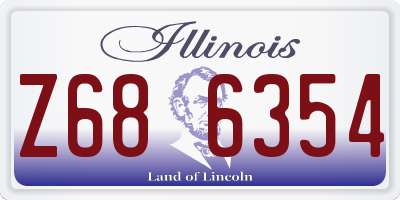 IL license plate Z686354