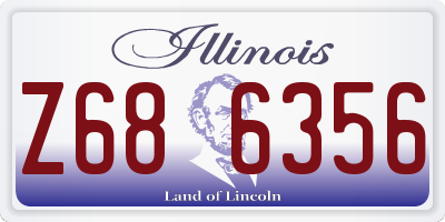 IL license plate Z686356