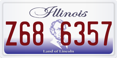 IL license plate Z686357