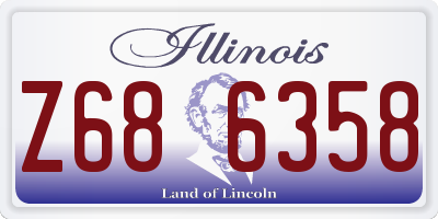 IL license plate Z686358
