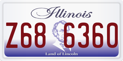 IL license plate Z686360