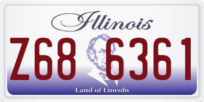 IL license plate Z686361
