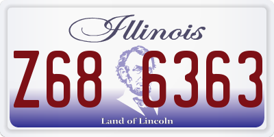 IL license plate Z686363