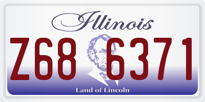 IL license plate Z686371
