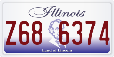 IL license plate Z686374