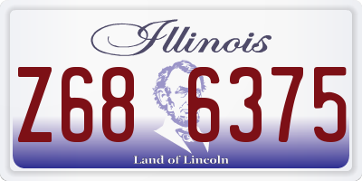 IL license plate Z686375