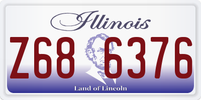 IL license plate Z686376
