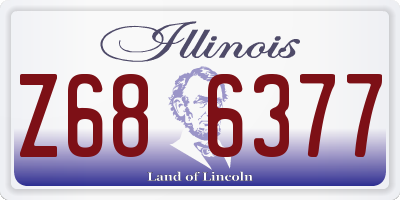 IL license plate Z686377