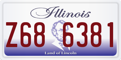 IL license plate Z686381