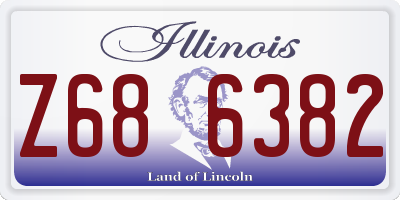 IL license plate Z686382