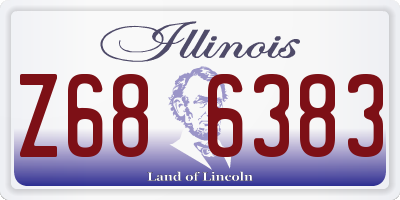 IL license plate Z686383