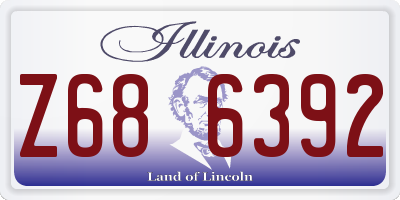 IL license plate Z686392