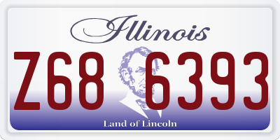 IL license plate Z686393