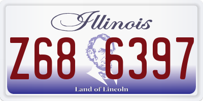 IL license plate Z686397