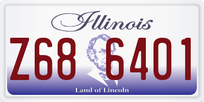 IL license plate Z686401
