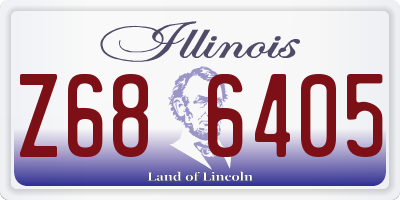 IL license plate Z686405