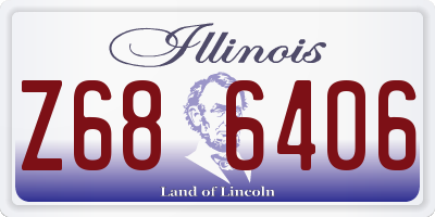 IL license plate Z686406
