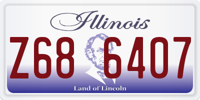 IL license plate Z686407