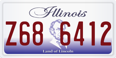 IL license plate Z686412