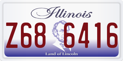 IL license plate Z686416