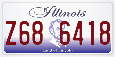 IL license plate Z686418