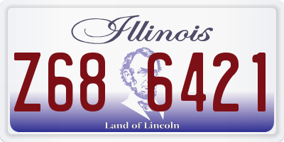 IL license plate Z686421