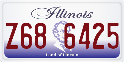 IL license plate Z686425