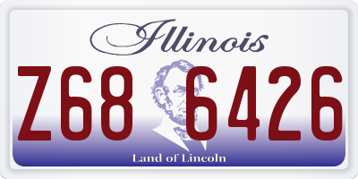 IL license plate Z686426