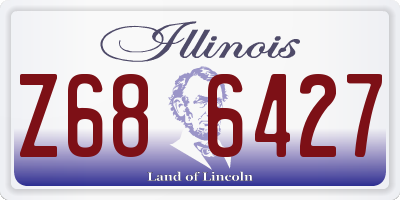 IL license plate Z686427