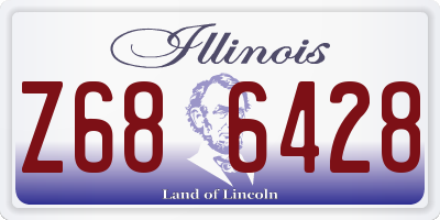IL license plate Z686428