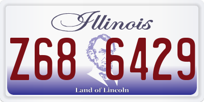 IL license plate Z686429