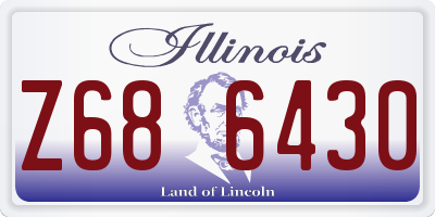 IL license plate Z686430