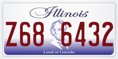 IL license plate Z686432