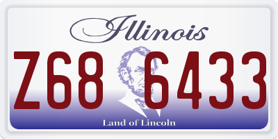 IL license plate Z686433