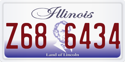 IL license plate Z686434
