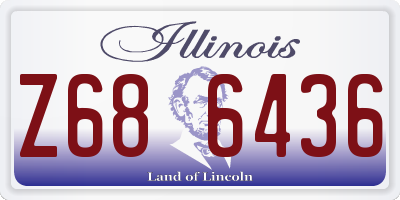 IL license plate Z686436