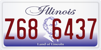 IL license plate Z686437