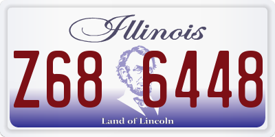 IL license plate Z686448